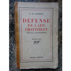 Defense de lady Chatterley - D.H.Lawrence