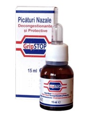 GripStop picaturi nazale, 15 ml, Plantamed