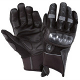 Manusi Moto Piele Roleff Carbon Negre Marimea L Barbati Protectie