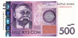 Kyrgyzstan 500 Som 2018 P-28 UNC