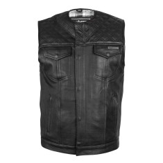 Vesta Moto Piele W-TEC Losango Negru FitLine Training foto