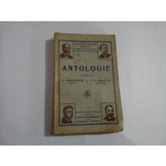 ANTOLOGIE Pentru clasa I-a secundara, normala, seminariala - D. Maracineanu * C. I. BONDESCU