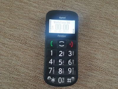 Telefon Seniori Varstnici Tiptel Ergophone 6010 Black Livrare gratuita! foto