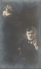 1912 CP ilustrata tematica indragostiti, circulata la Calimanesti, Printata