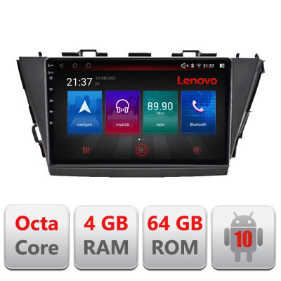 Navigatie dedicata Toyota Prius 5 Plus 2012-2020 Android radio gps internet Lenovo Octa Core 4+64 LTE kit-prius5-plus+EDT-E509- CarStore Technology foto