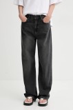 AllSaints blugi din bumbac BLAKE JEAN femei, culoarea gri, W031EC