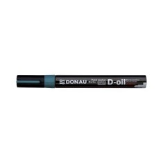 Marker permanent cu vopsea Donau, varf rotund, 2. 8 mm, verde
