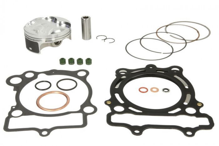 Piston (selection: B. with engine upper gasket set) fits: SUZUKI RM-Z 250 2010-2018