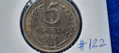 RUSIA 5 KOPEICI COPEICI 1957 foto