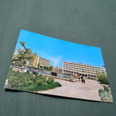 CARTE POSTALA CIRCULATA SLOBOZIA -PIATA 8 MAI foto