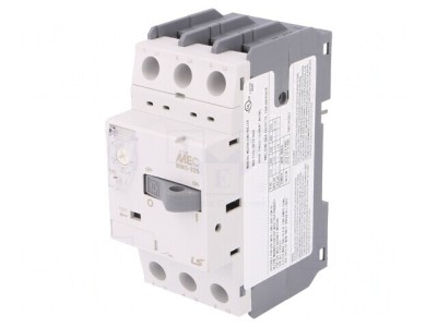 &amp;Icirc;ntrerupător pentru Motor 0,75kW 220-690VAC pentru Șină DIN IP20 2,5A foto