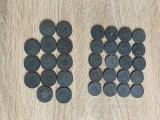 Lot 33 monede vechi, zinc, Regatul Rom&acirc;niei, 1942, monede de 5 și 20 Lei, Mihai I