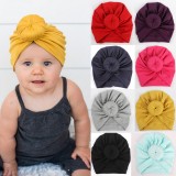 Turban bebelusi din bumbac drool (culoare: negru)