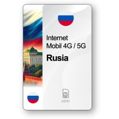 eSIM Internet Rusia, valabil 7 zile, trafic 1 GB, Standard
