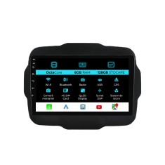 Navigatie Dedicata Jeep Renegade (2016-2020), 9Inch, 6Gb Ram, 128Gb Stocare, Carplay
