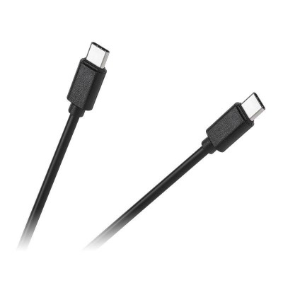 Cablu USB 2.0 Type C tata - Type C tata negru 1m M-LIFE foto