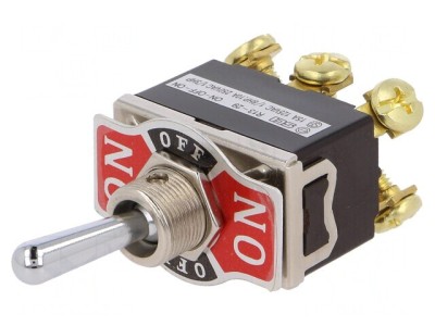 Comutator Basculant ON-OFF-ON 10A 250VAC foto
