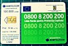 Cartela telefonica Romtelecom 10 lei Abstract Linia Verde pentru Protectia Copilului UJ9VWC 100.000 unitati expira 01.09.2008