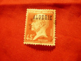 Timbru Algeria 1924 -Pasteur , val. 45C cu supratipar Algerie , stampilat