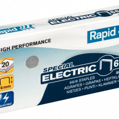 Capse Rapid Strong, 66/6, Pentru Capsator Electric, 2-20 Coli, 5000 Buc/cutie