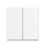Intrerupator Smart Rovo 1081WL, 2 canale, Wifi si Bluetooth, Tuya, Life Smart, Alexa si Google Assistant, fara nul