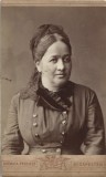 2PMD Paulina Rădulescu, născută Seiman, soția primarului orașului Lugoj, Constantin Rădulescu, 1880, studio Kozmata Ferencz, Budapesta