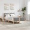 vidaXL Cadru de pat cu headboard Gri deschis 120 x 190 cm țesătură 878344