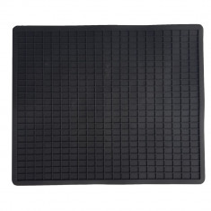 Covoras spate rectangular CUSTO POL, PVC, 60x50 cm, negru, 1 bucata