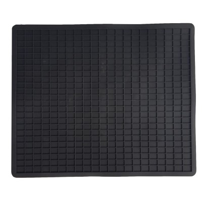 Covoras spate rectangular CUSTO POL, PVC, 60x50 cm, negru, 1 bucata foto