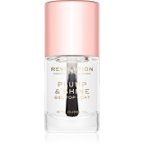 Makeup Revolution Plump &amp; Shine lac de unghii cu efect de gel translucid 10 ml