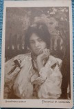 Carte postala, fotografie dupa pictura Taranca in Gradina a lui Strambulescu