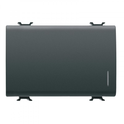 Intrerupator cap scara cu led 3M Gewiss Chorus negru GW12082 foto