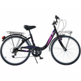 Cumpara ieftin Bicicleta Dino Bikes 24" City Summertime negru