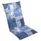Perna pentru scaun, gri + albastru, 120 x 48 x 6 cm