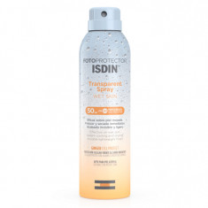 Isdin Wet Skin Spray transparent de protectie solara pentru corp, SPF 50, 250 ml