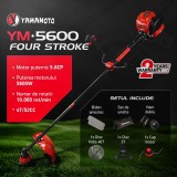Motocoasa pe benzina YAMAMOTO YM-5600, 4 T , 5.6 CP, 52CC Innovative ReliableTools