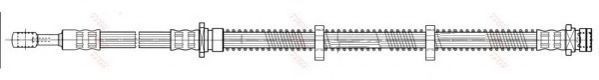 Conducta / cablu frana LAND ROVER FREELANDER Soft Top (LN) (1998 - 2006) TRW PHD345