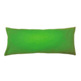 Perna cervicala dreptunghiulara, 50 x 20cm, plina cu Puf Mania Relax, culoare verde, Palmonix
