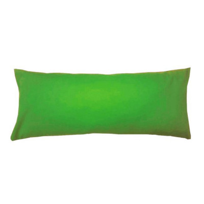 Perna cervicala dreptunghiulara, 50 x 20cm, plina cu Puf Mania Relax, culoare verde foto