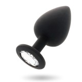Intense Anal Toys-Shelki S Plug Anal Negru-Silicon