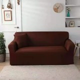 Cumpara ieftin Husa Canapea 3 Locuri Elastica Moderna, Maro - EAT476