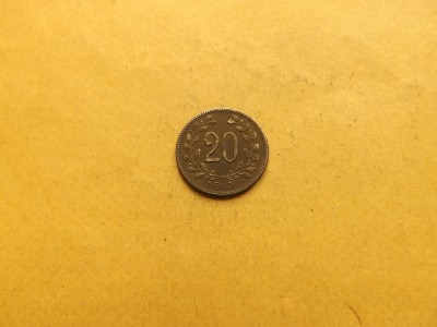 Austria 20 Heller 1917 - MA 3 foto