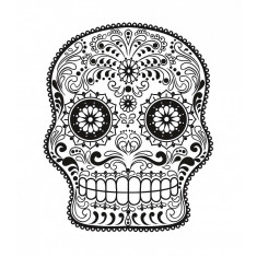 Sticker decorativ, Skull, 78 cm, 216STK-7