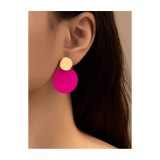 Cercei Roz Picatura 3.5x2.5cm - 19981