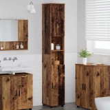 vidaXL Dulap de baie &icirc;nalt Lemn vechi 30 x 35 x 192 cm Lemn compozit