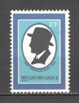 Belgia.1982 100 ani nastere A.Hans-poet MB.252 foto