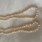 UNICAT-Colier VINTAGE OLD-PERLE de cultura-lantisor perla