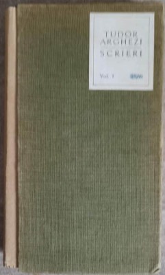 SCRIERI VOL.1 VERSURI-TUDOR ARGHEZI-197469 foto