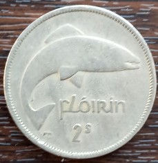(M1954) MONEDA IRLANDA - 1 FLOIRIN / 2 SHILLINGS 1951 foto