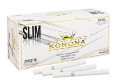 Tuburi Tigari Korona Slim White 250